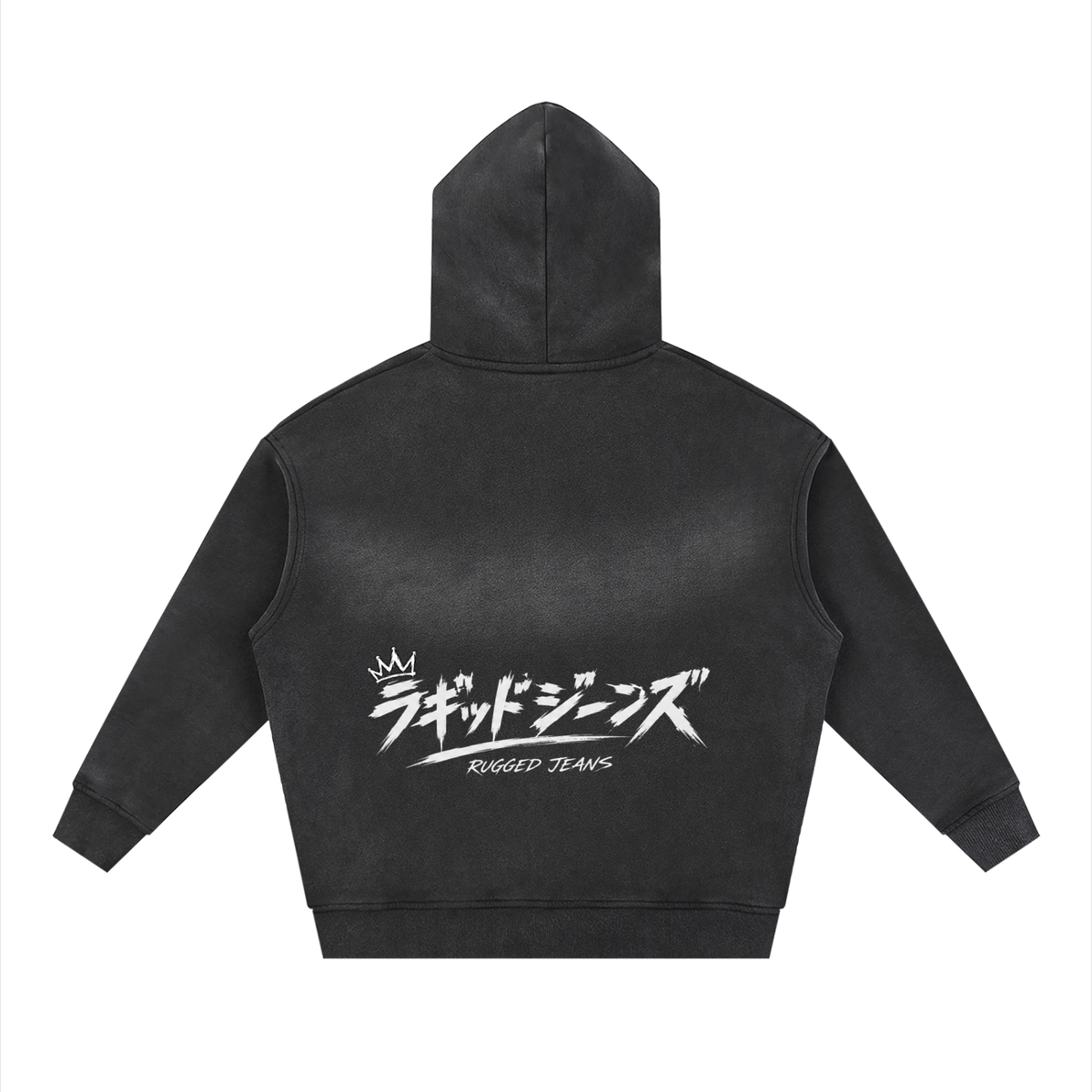 Black Heart Zipper Hoodie