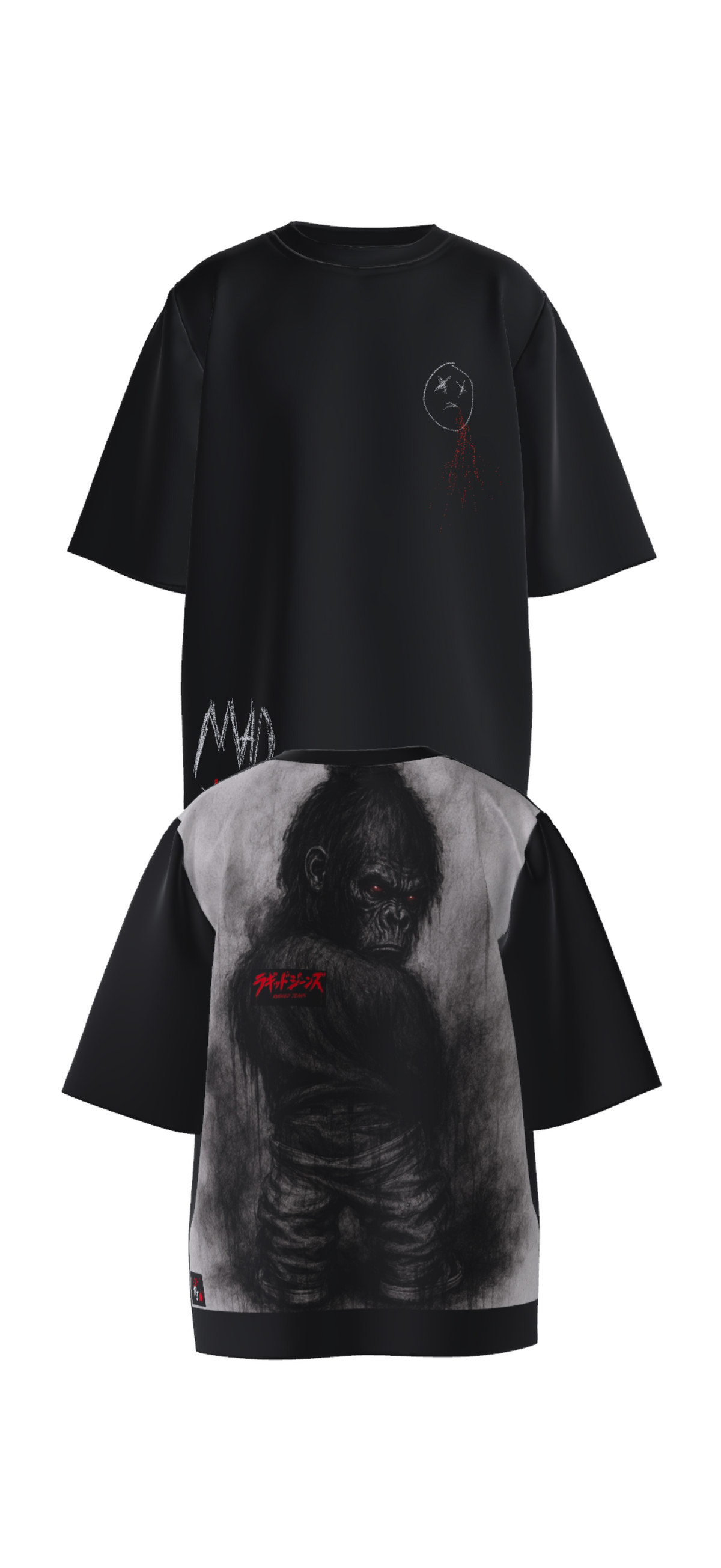“MAD RUGGED” oversized T-Shirt