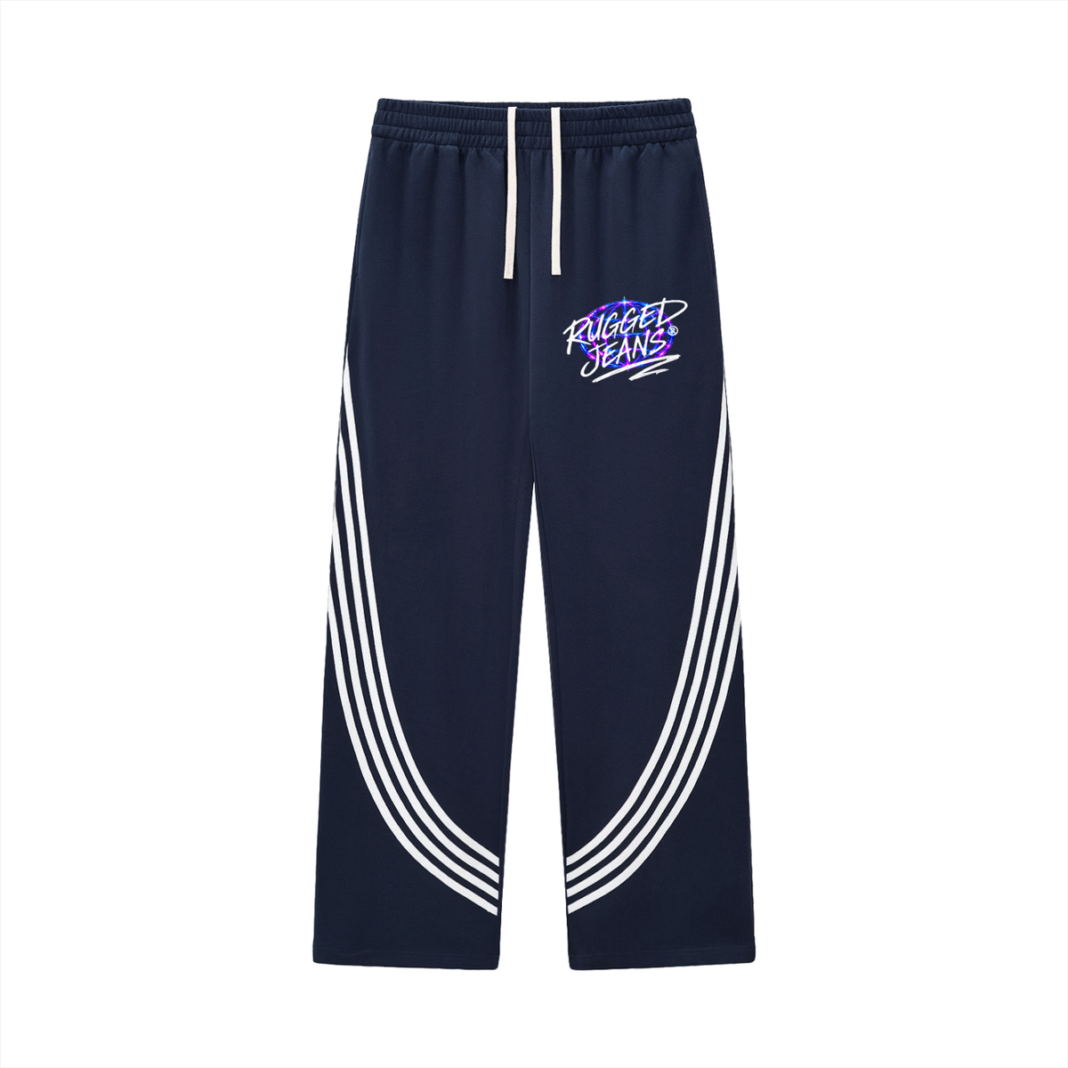 Sweatpants,Unisex,Striped,Streetwear