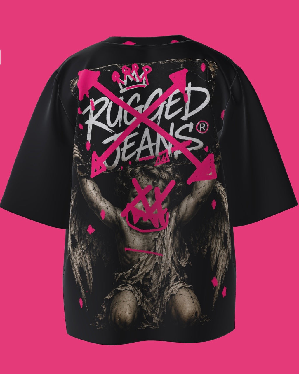 “Pink Angel” rugged Tee