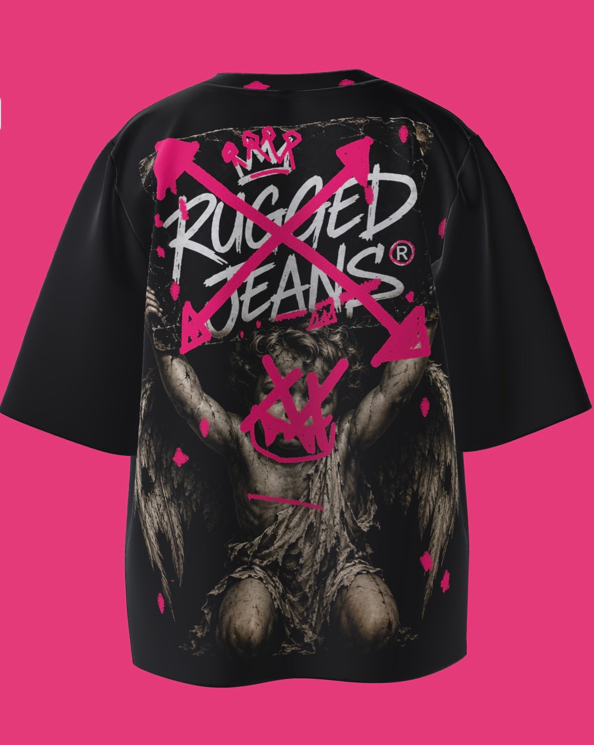 “Pink Angel” rugged Tee