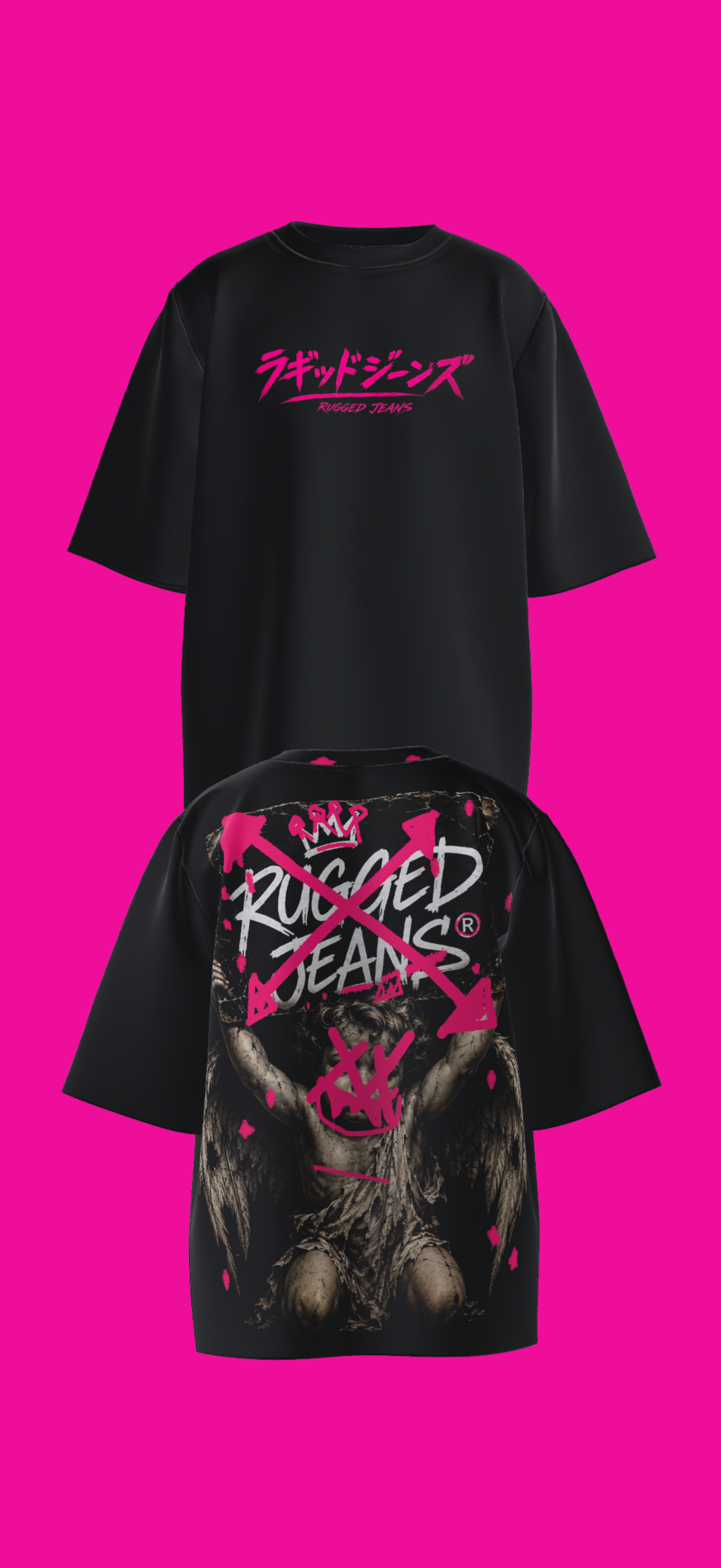 “Pink Angel” rugged Tee