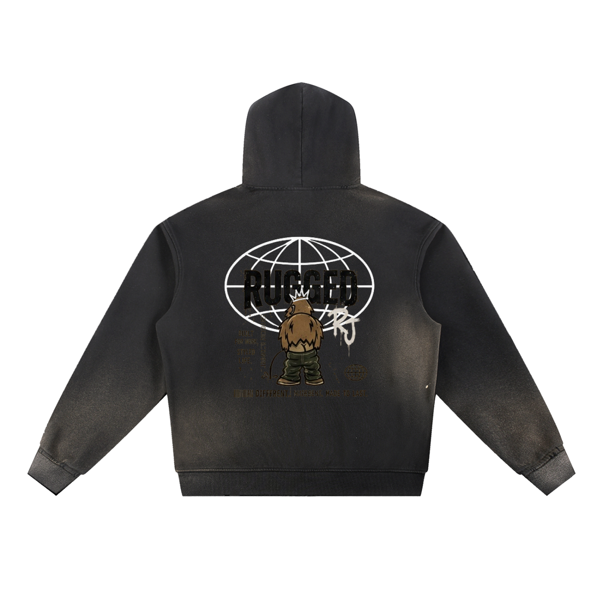 Hoodie,Faded,graphic