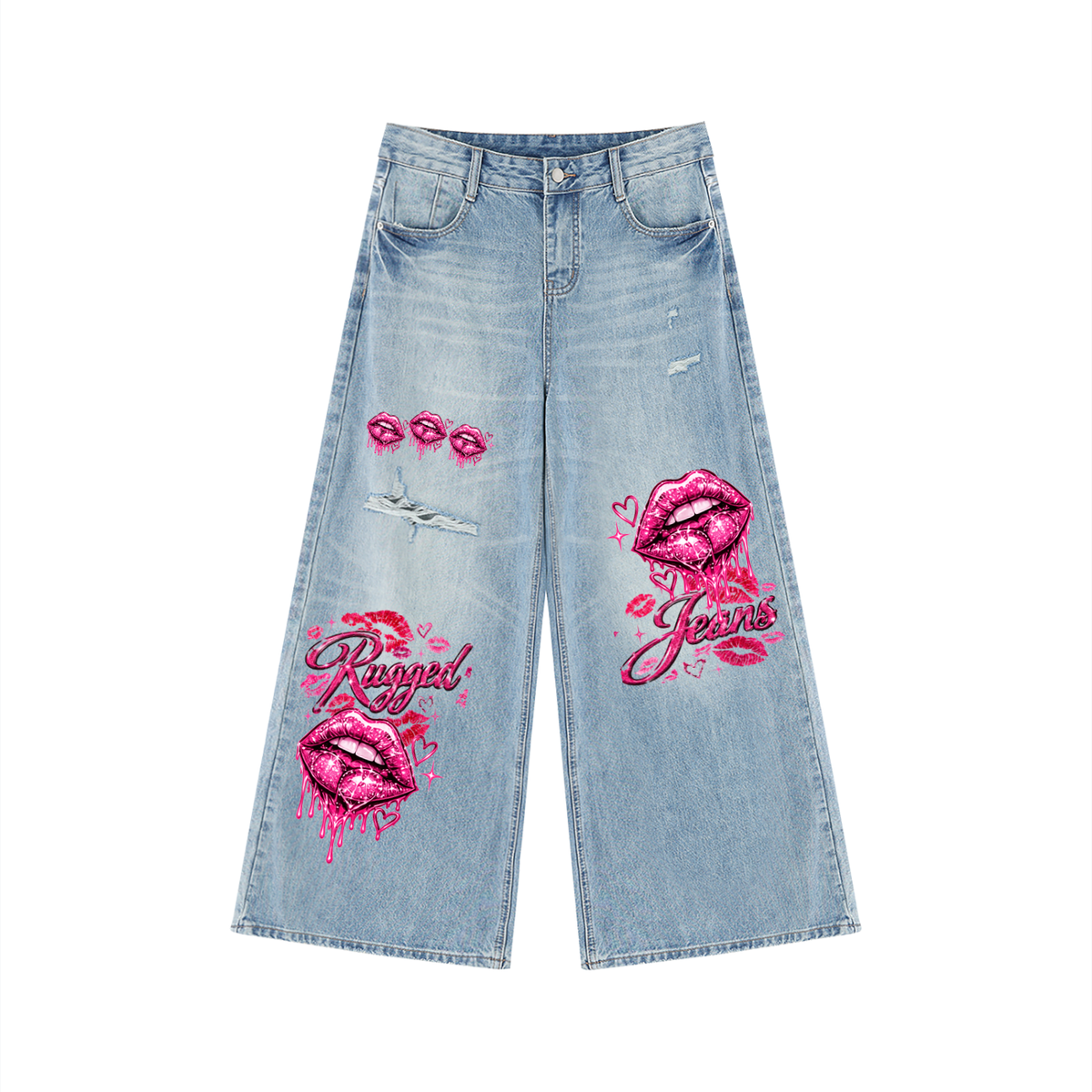 Jeans,Washed,Ripped,cotton